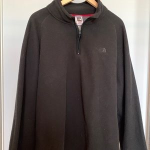 The North Face Quarter Zip Fleece Black